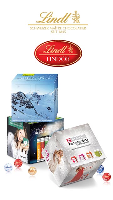 Adventskalender Cube Lindt & Sprüngli - Variante 1