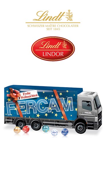 3D Adventskalender LKW Lindt & Sprüngli 